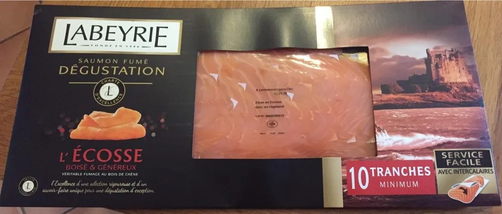 Saumon fume degustation