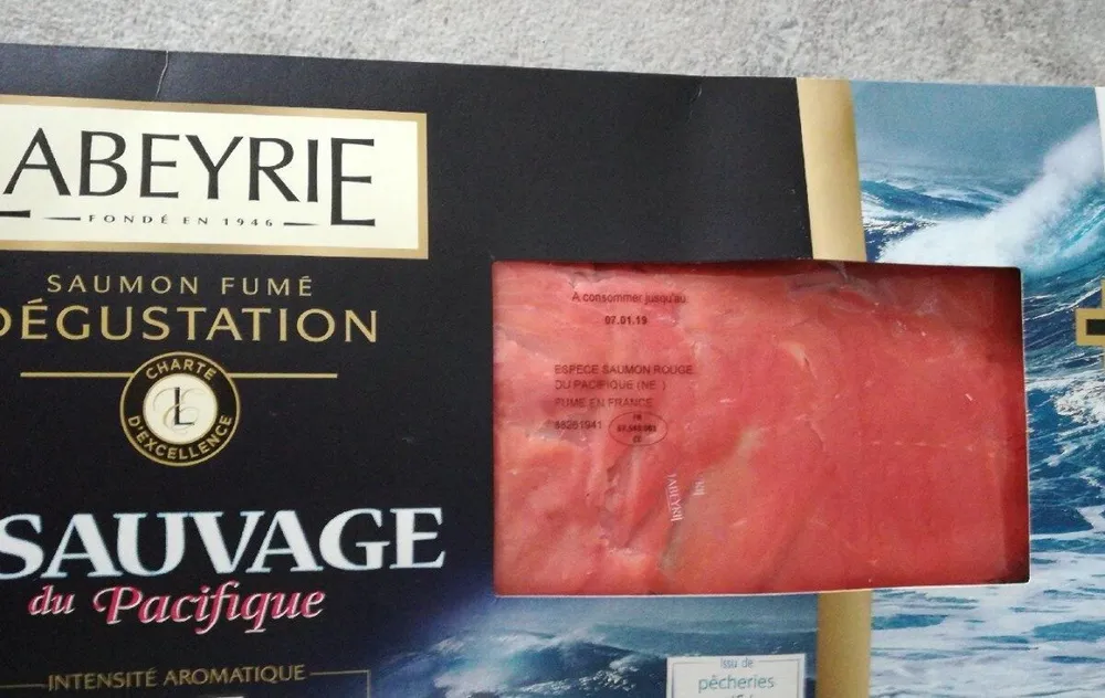 Saumon fumé le sauvage du Pacifique