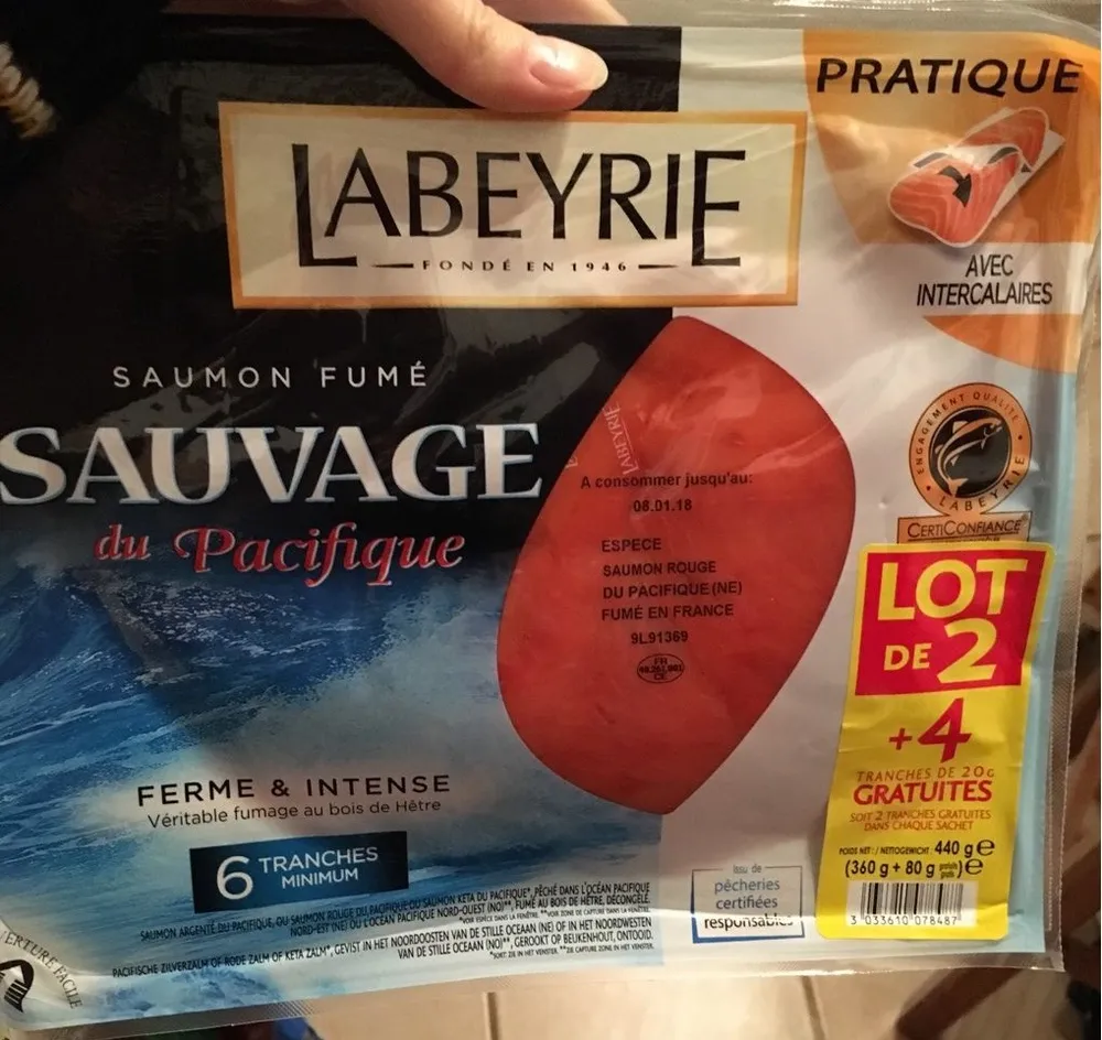 Saumon sauvage du Pacifique