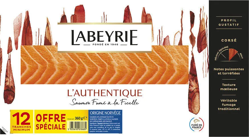 SAUMON FUME NORVÈGE TRAD