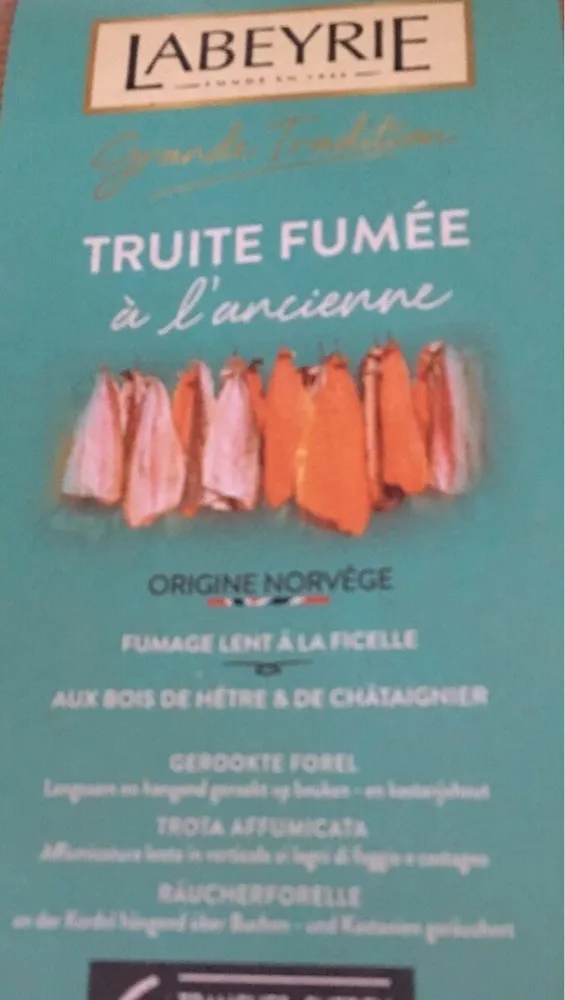 Truite fumee a l ancienne