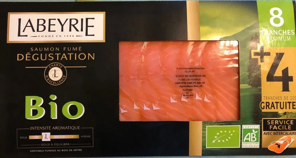 Saumon fumé degustation