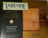 Saumon fumé des Higlands d'Ecosse, fumé au bois de chêne