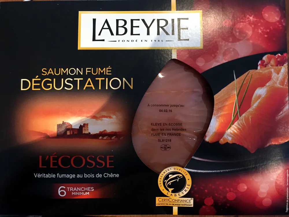Saumon fumé dégustation L'Ecosse