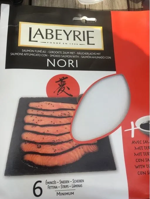 Lab. sashimi Saum. fum+sauc.