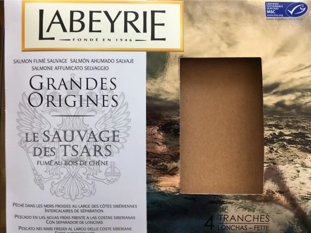Saumon fume sauvage grandes origines