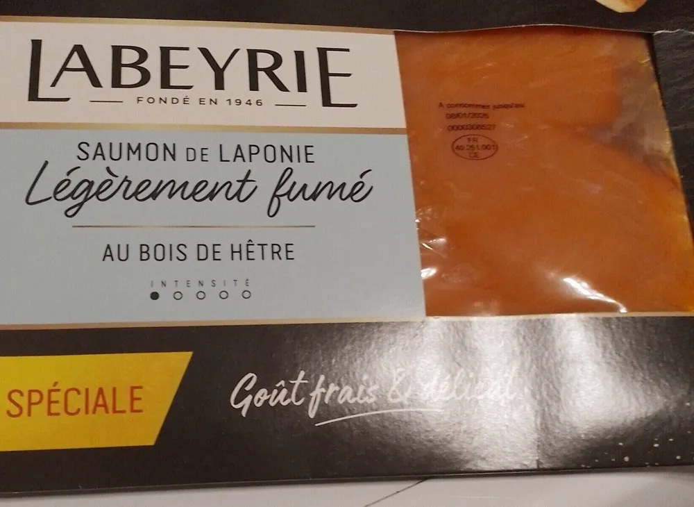 Saumon fumé de laponnie