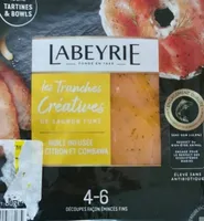 Tranches créatives de saumon citron combawa