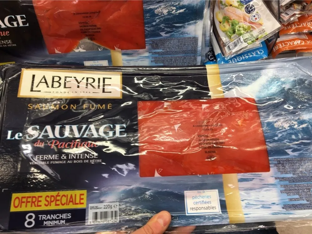 Saumon fumé Le sauvage du pacifique