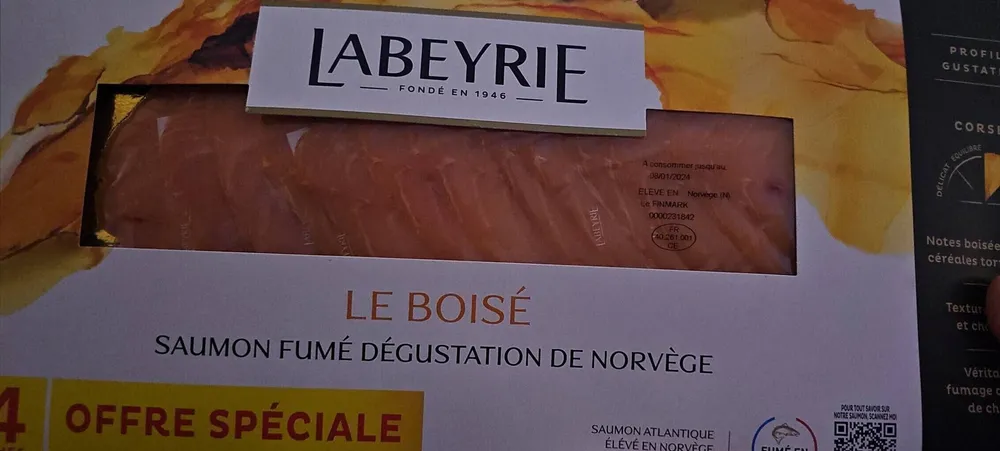 Saumon fumé dégustation