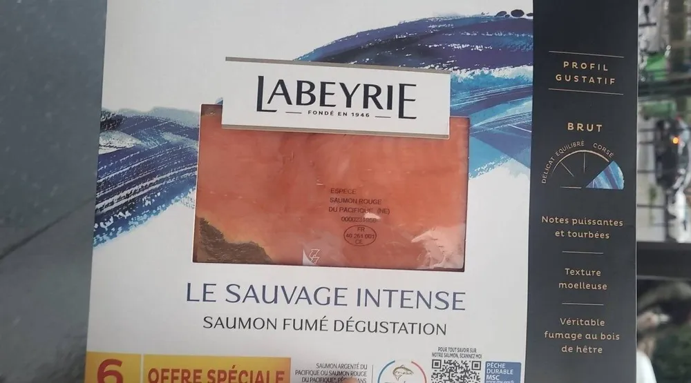 Le sauvage intense saumon fumé