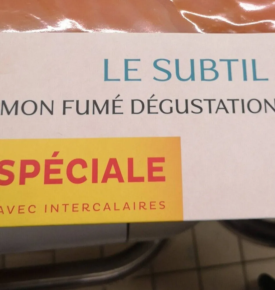 Saumon fumé « Le subtil »