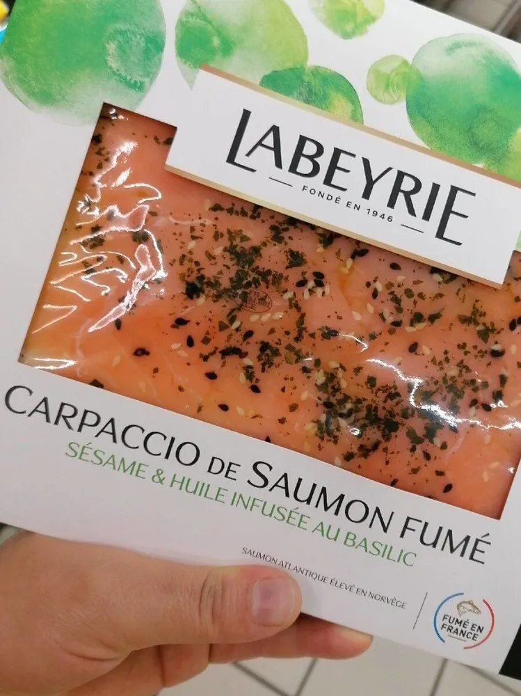 Carpaccio de saumon