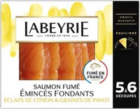 Émincés saumon atlantique Norvège huile graines