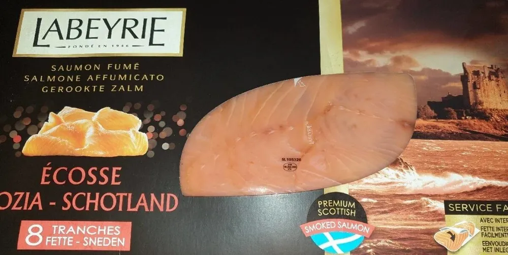 Saumon fumé  labeyrie écosse 8 tranches