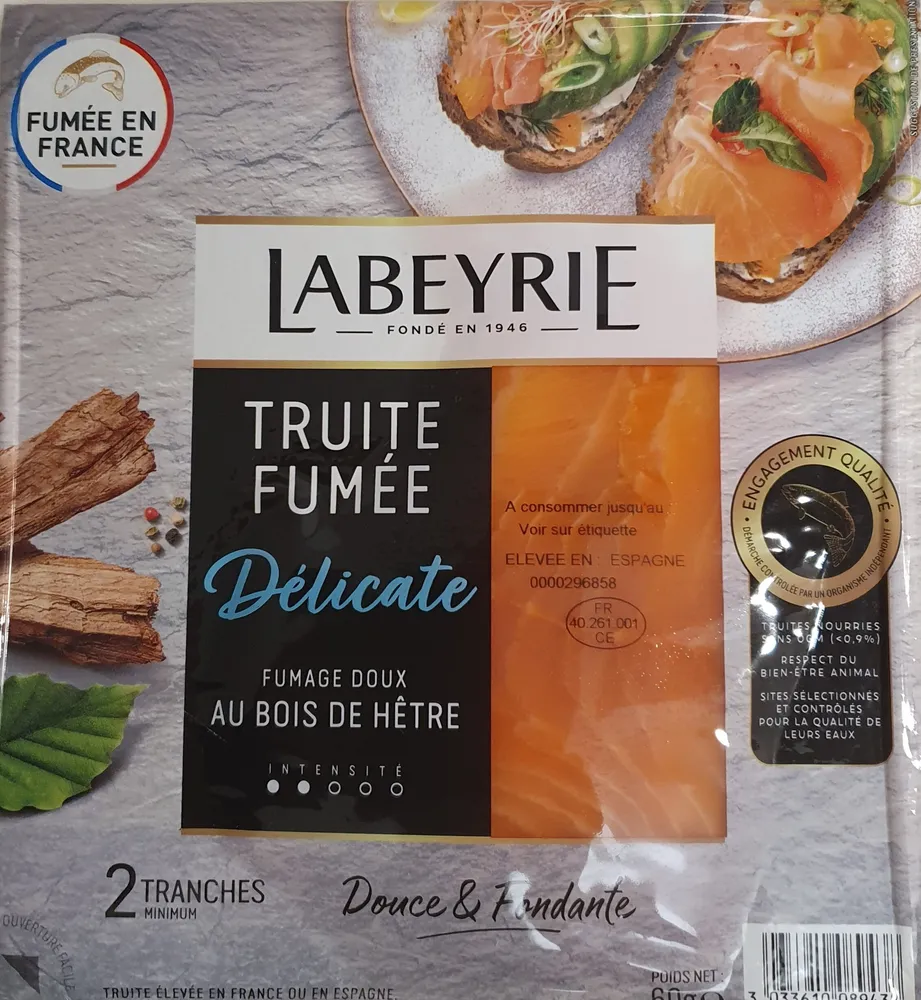 Truite fumée Délicate