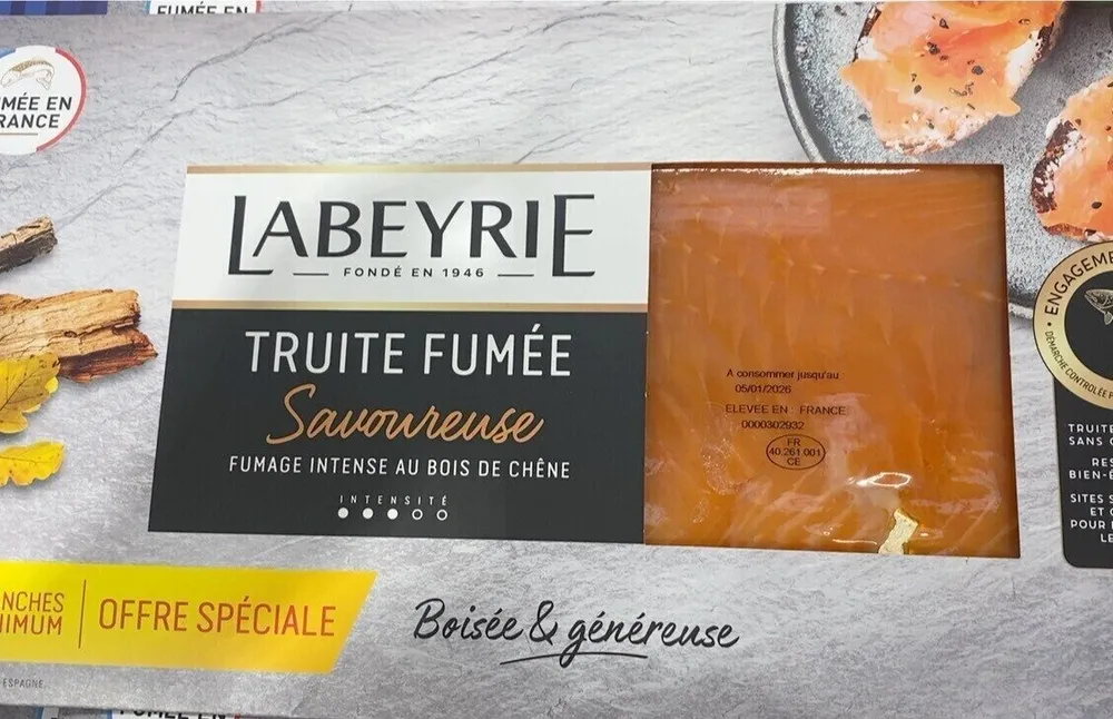 truite fumée