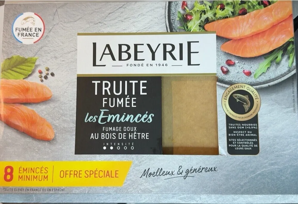Truite fumée Les Émincés