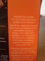 Magret de Canard Tranché du Sud-Ouest Mariné aux Trois Poivres