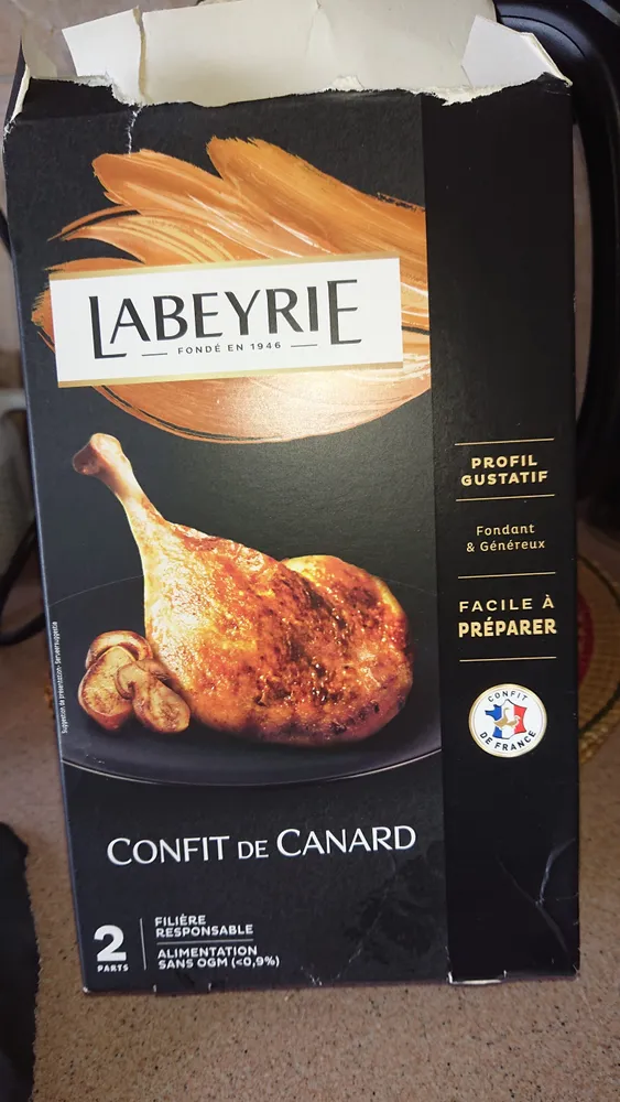 CONFIT DE CANARD 2 CUISSES