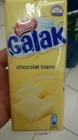 GALAK Chocolat Blanc Tablette 2x100g