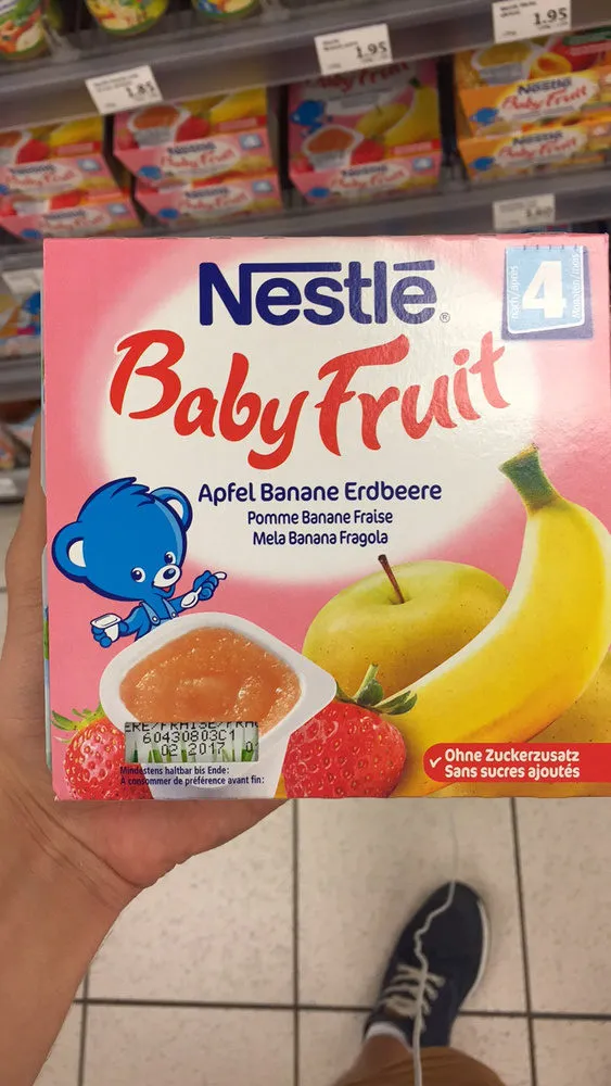 Baby Fruit pomme banane fraise