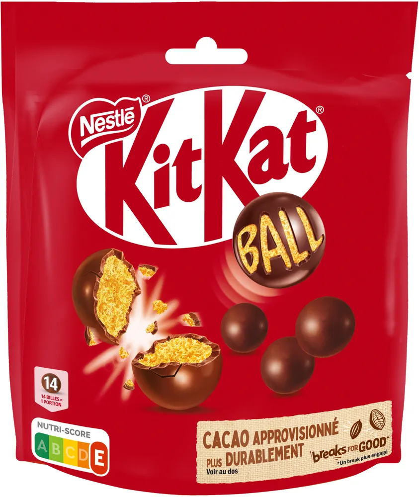 KITKAT Ball, Billes au chocolat au Lait, 250g