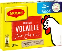 MAGGI Bouillon de Volaille Halal 8 tablettes, 80g
