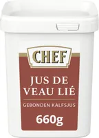 Jus de Veau Lié CHEF - Boîte de 660 g pour 11 L à 22 L
