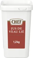Jus de Veau Lié CHEF - Boîte de 1,2 kg pour 24 L à 48 L