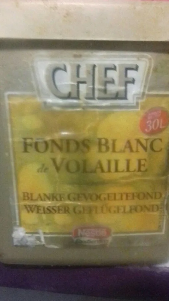 Fond blanc de volaille