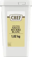 Base pour Sauce Beurre Blanc CHEF Boîte de 1,02 kg pour 9,8 L
