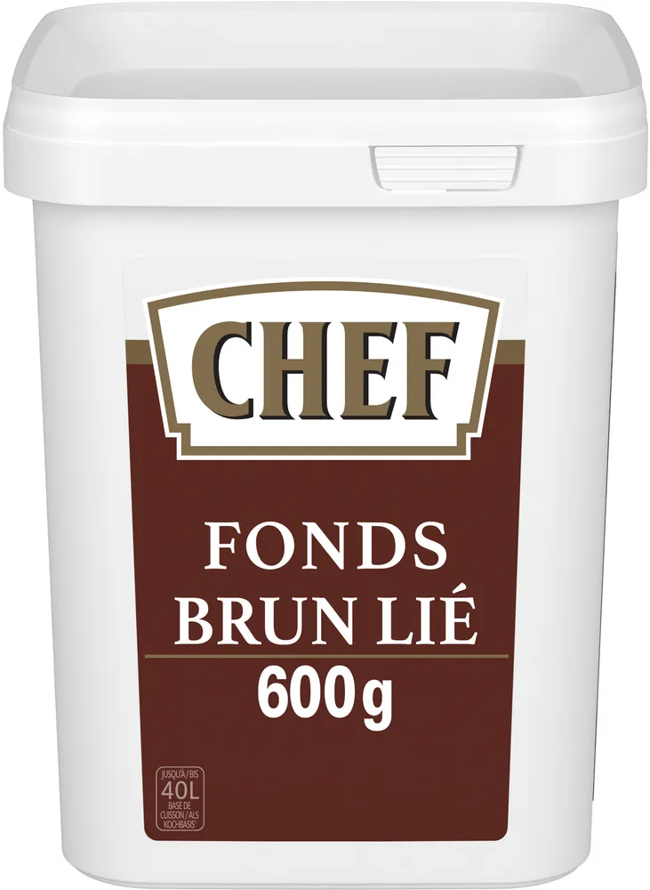 Fonds Brun Lié CHEF - Boîte de 600 g pour 15 L à 40 L