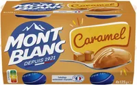 MONT BLANC Crème dessert Coupelles Caramel 4x125g
