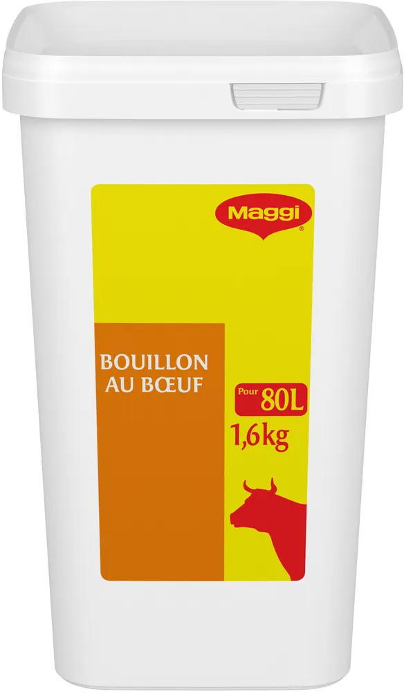 Bouillon de Bœuf MAGGI - Boîte de 1,6 kg pour 80L