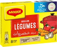MAGGI Bouillon de Légumes Halal 8 tablettes, 84g