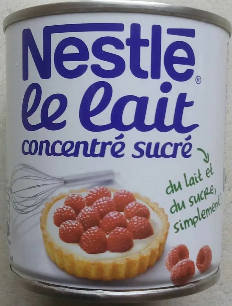 Le Lait concentré sucré