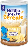NESTLE P'TITE CEREALE Vanille Boîte 400g - Dès 6 mois