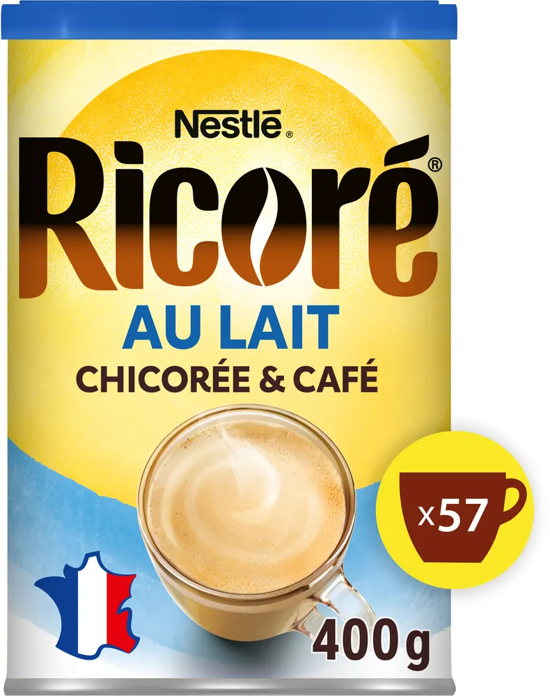 Chicorée & Café, RICORÉ® Au Lait, Boîte de 400g