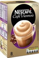 NESCAFE Café Viennois, Café soluble, Boîte de 8 sticks (18g chacun)