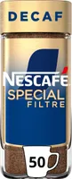 NESCAFÉ SPECIAL FILTRE Décaféiné, Café Soluble, Flacon de 100g
