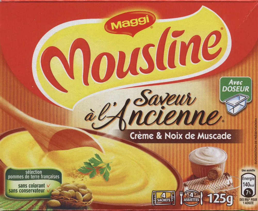 Mousline saveur à l'ancienne