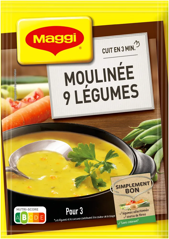 MAGGI Saveur à l'Ancienne Soupe Moulinée 9 Légumes 84g