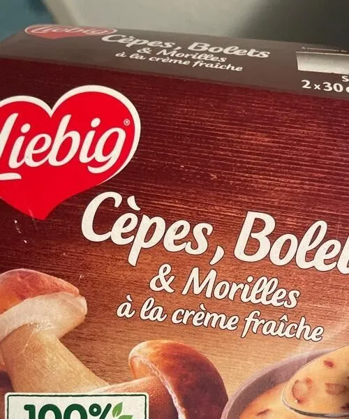 Cèpes, bolets et morilles à la crème fraîche