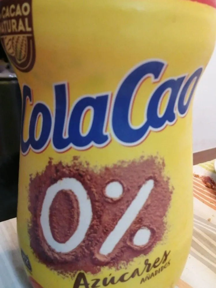 Cola cao 0% azúcares añadidos