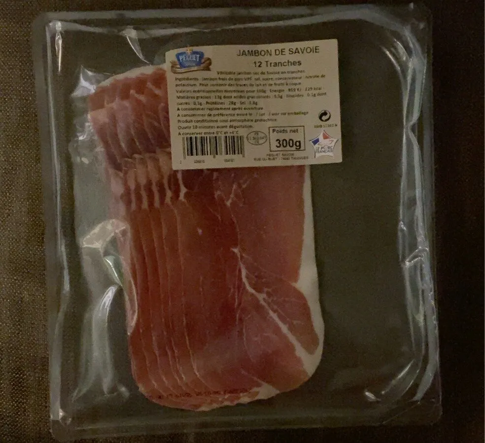 Jambon de Savoie VPF 12 tranches