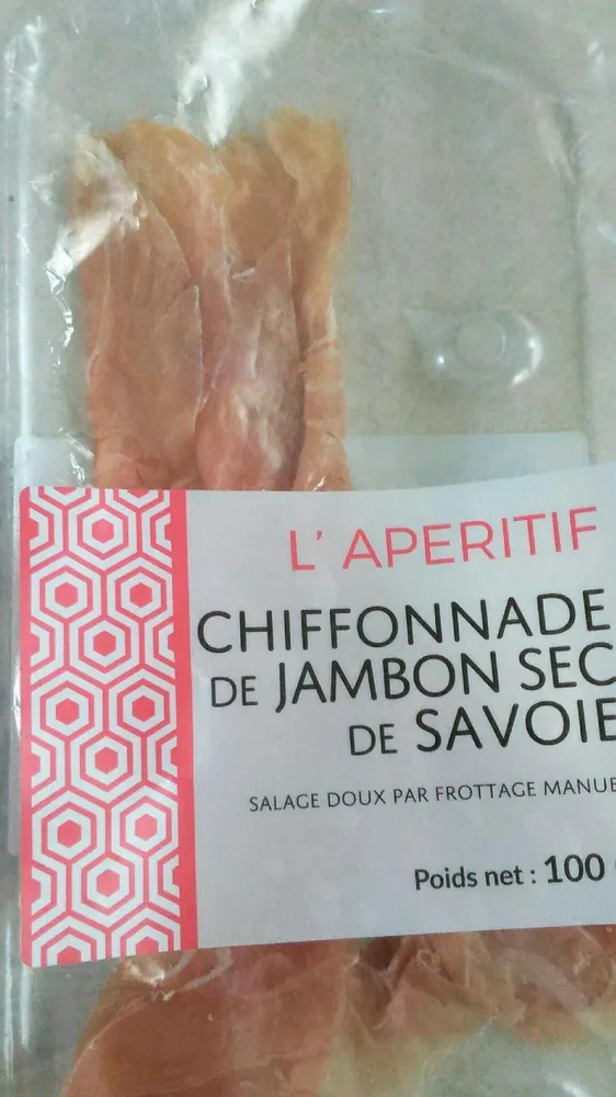 Jambon sec de Savoie chiffonnade