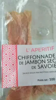 Jambon sec de Savoie chiffonnade