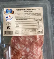 Chiffonnade rosette de Savoie