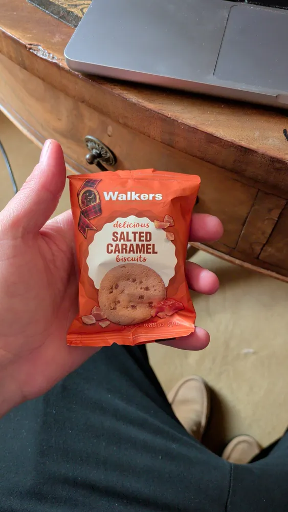 delicious SALTED CARAMEL biscuits